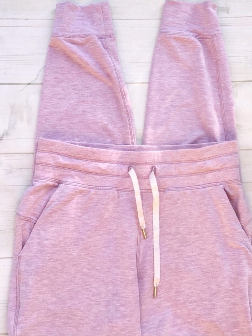 Lululemon Warm Down Jogger Soft Modal Heathered Pink Taupe 8 - Picture 5 of 9
